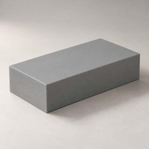 3D-printed rectangle block — shape illustration