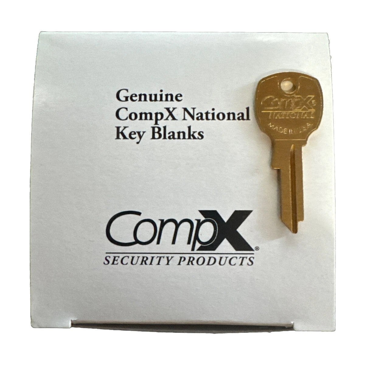 Compx National - D4291 - Key Blank - For 4Ded5 - Bright Brass — edited cover photo