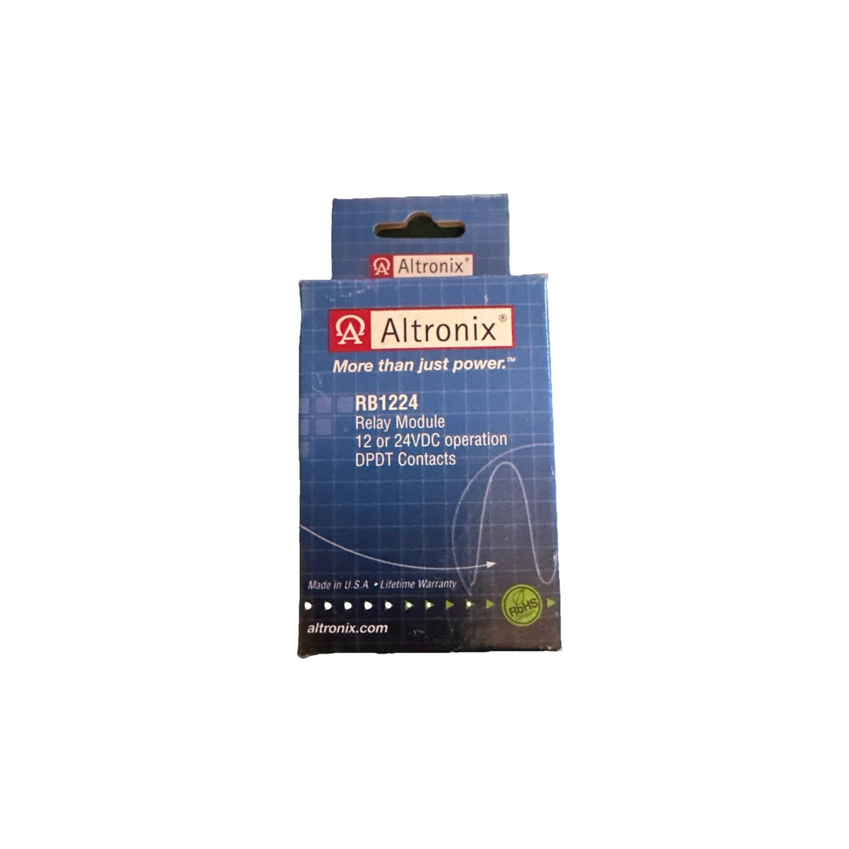Altronix RB1224 Relay Module 12/24VDC 75Ma DPDT New — edited cover photo