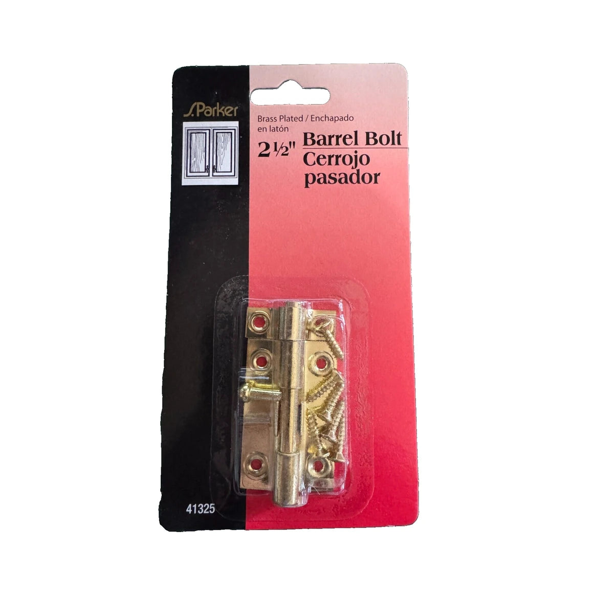 S. Parker - 2.5 inch - 2 1/2" Brass Plated Sliding Barrel Bolt Lock — edited cover photo