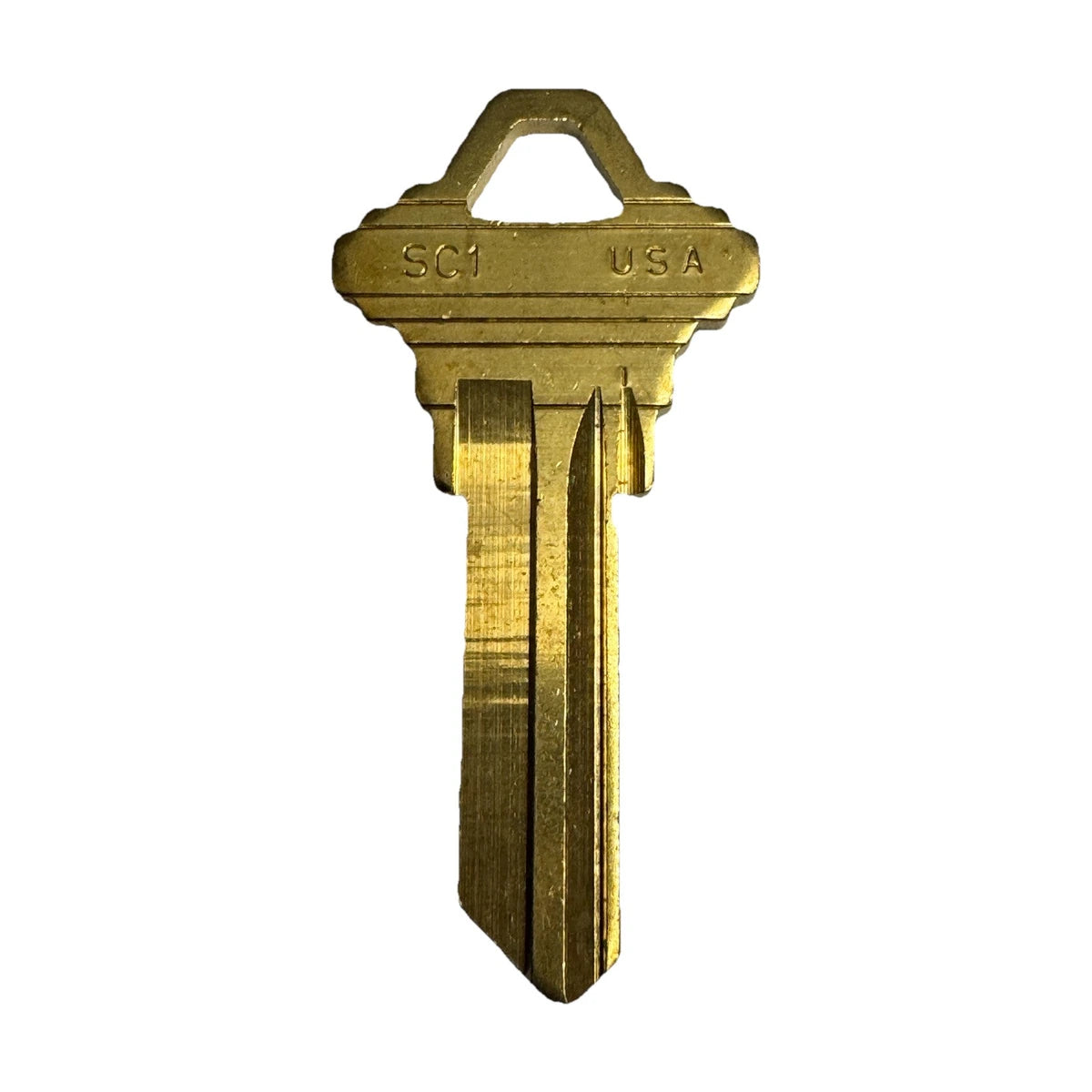 Ilco - SC1 - Schlage - Key Blank - 5 Pin - Cut to Code Brass — edited cover photo