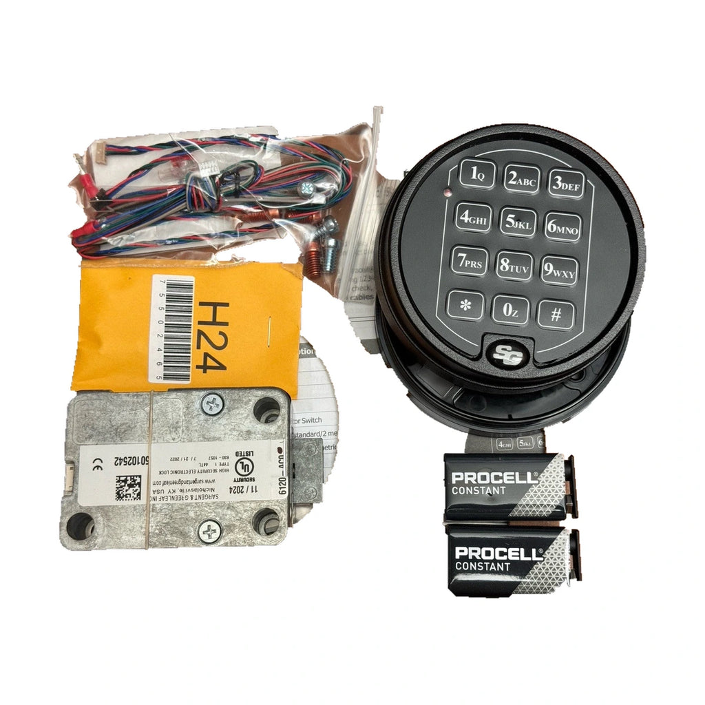 Sargent Greenleaf S&G Model: 6120-303 Square Bolt Electronic Safe Lock Kit Black — edited cover photo