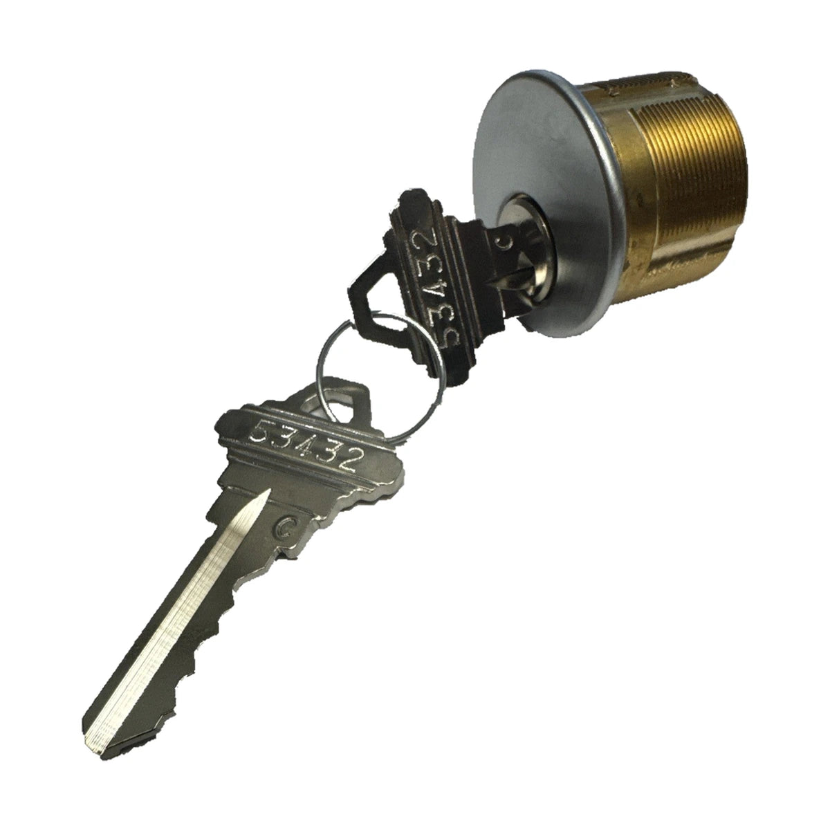 1” Mortise Cylinder - SC1 - Schlage - Satin Chrome — edited cover photo