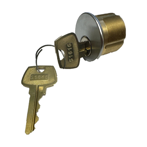 1” Mortise Cylinder - LA - Sargent - Satin Chrome — edited cover photo