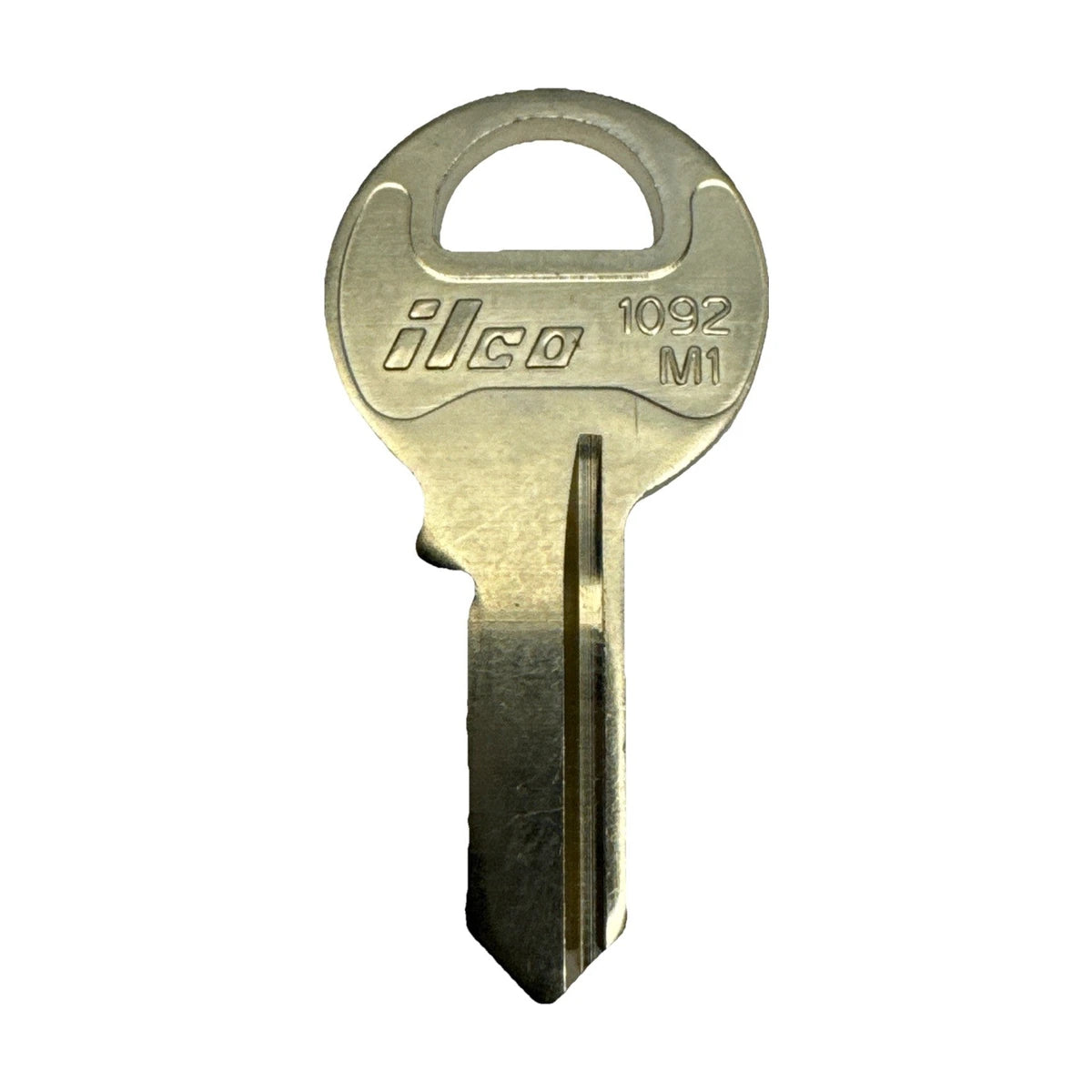 Ilco - M1 - 1092 - Master Padlock Nickel Plated Brass - Key Blank - Made In USA — edited cover photo