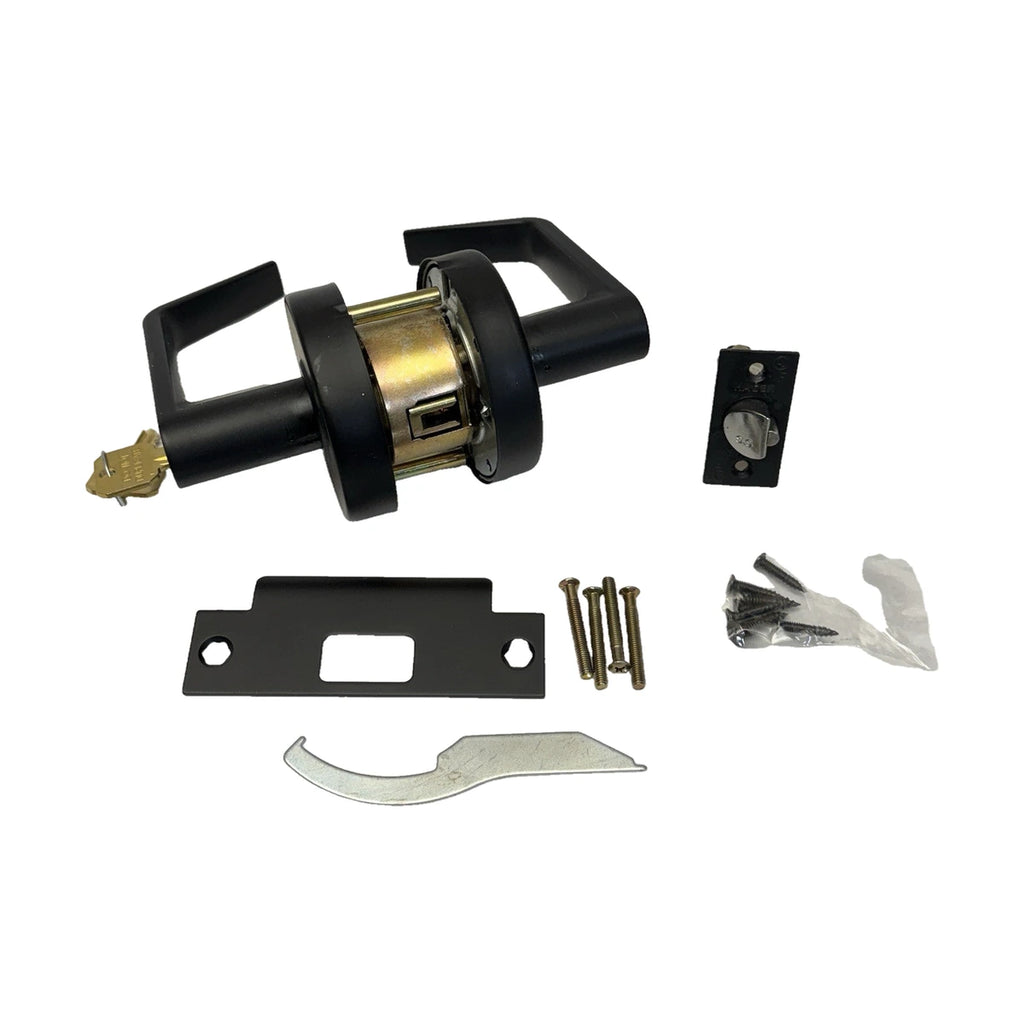 Hagar - Storeroom - Lever Lock - Schlage C - Brown - Commercial - 2 Keys — edited cover photo