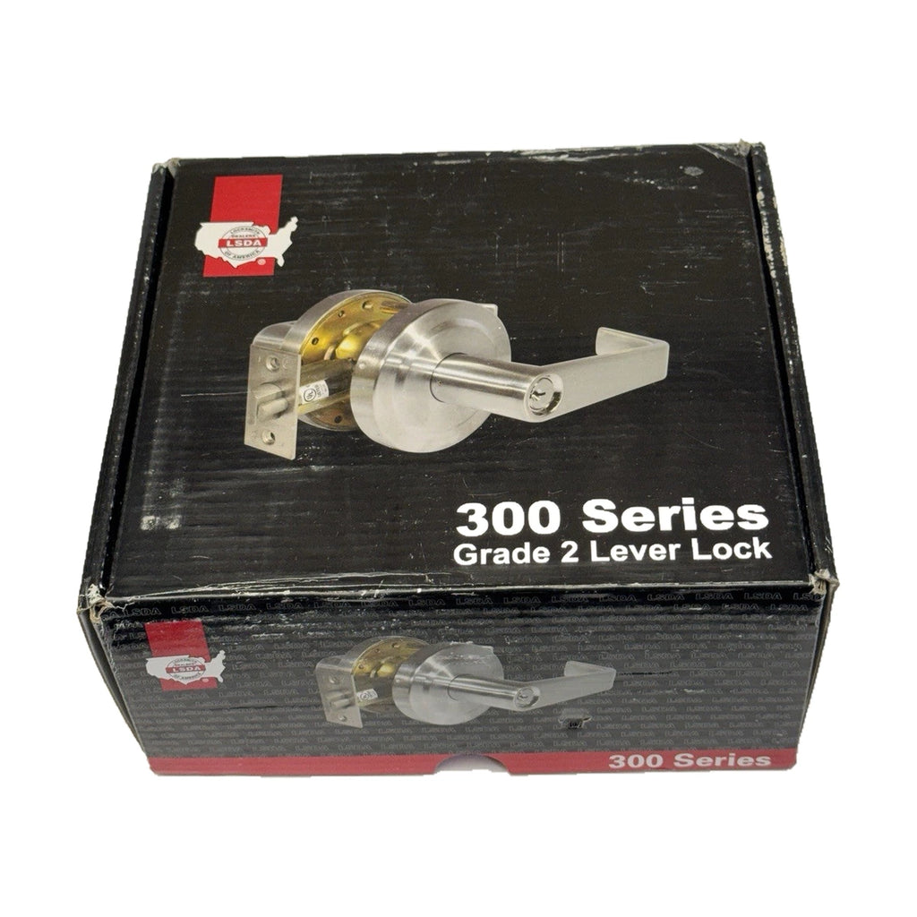 LSDA 300LE26D Schlage /4UL 300 Series Grade 2 Lever Door Knob Function Entrance — edited cover photo