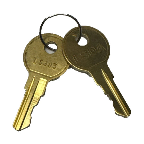 2 keys FOR LSDA LS305 Cam Desk Universal Locks — edited cover photo