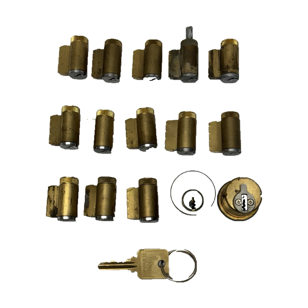 Lot Of 15 GMS Restricted Cylinders MX Series - 1 Key Fits All Lever And Mortise — edited cover photo