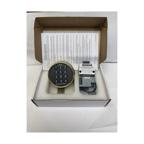 American Security - ESL10 ESL10XL - Lighted Keypad - Electronic Safe Lock Brass — edited cover photo
