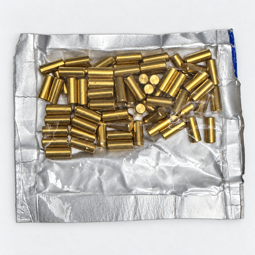 LAB cylinder pins .280 Gold — lighting-retouched pin-side photo; original photos retained in gallery