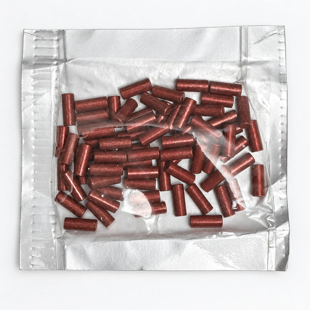 Lab Pins - 75ct - Lock Cylinder Pins - Master / Top Pin - .300 Red — lighting-retouched pin-side photograph; originals retained in gallery