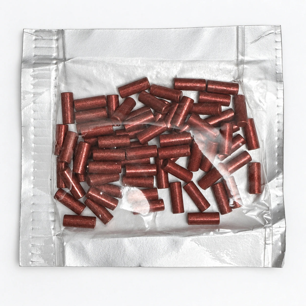 Lab Pins - 75ct - Lock Cylinder Pins - Master / Top Pin - .300 Red — lighting-retouched pin-side photograph; originals retained in gallery