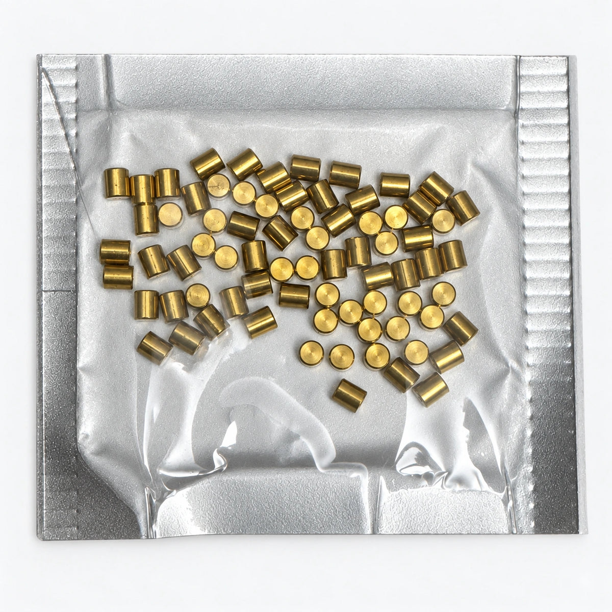 Lab Pins - 75ct - Lock Cylinder Pins - Master / Top Pin - .135 Gold — lighting-retouched pin-side photo; original photographs retained in gallery