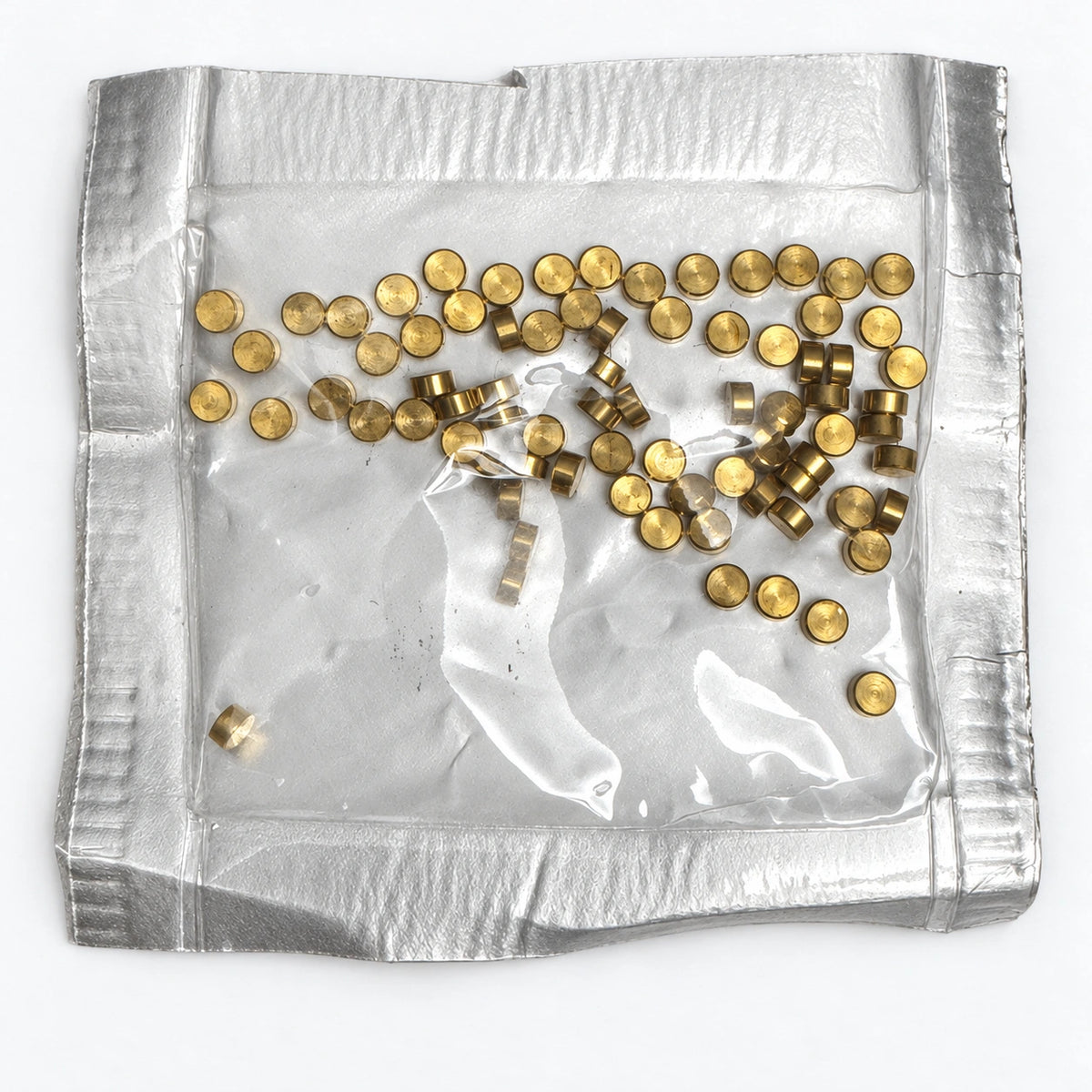 Lab Pins - 75ct - Lock Cylinder Pins - Master / Top Pin - .060 Gold — lighting-retouched pin-side photo; original photographs retained in gallery