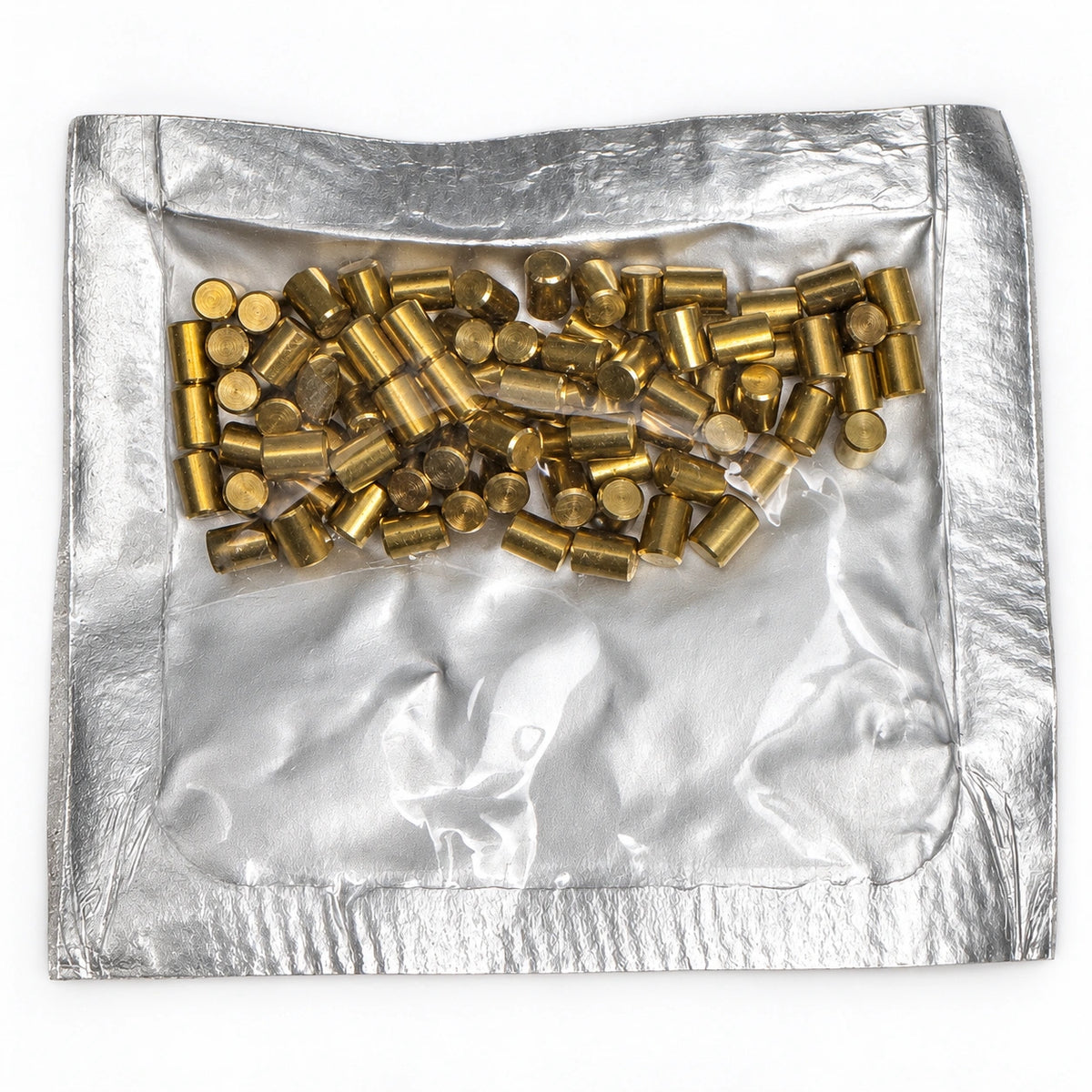 Lab Pins - 75ct - Lock Cylinder Pins - Master / Top Pin - .160 Gold — lighting-retouched pin-side photo; original photographs retained in gallery