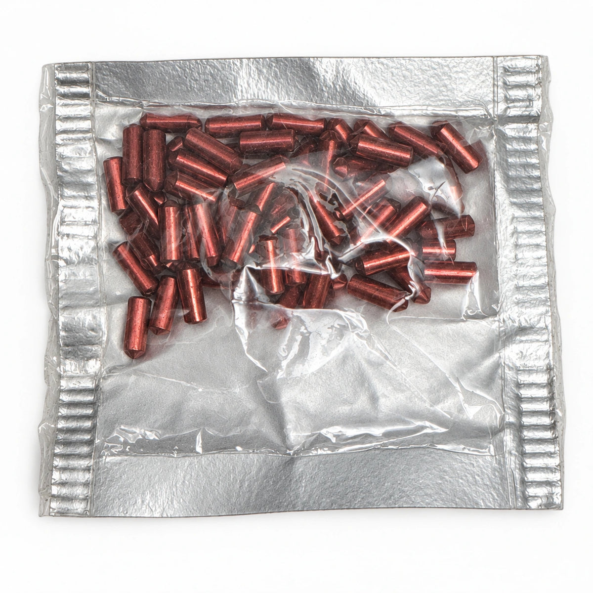 Lab Pins - 75ct - Lock Cylinder Pins - Bottom Pin - .310 Red — lighting-retouched pin-side photo; original photographs retained in gallery