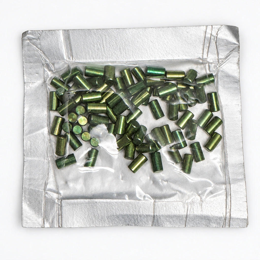 Lab Pins - 75ct - Lock Cylinder Pins - Master / Top Pin - .220 Green — lighting-retouched pin-side photo; original photographs retained in gallery