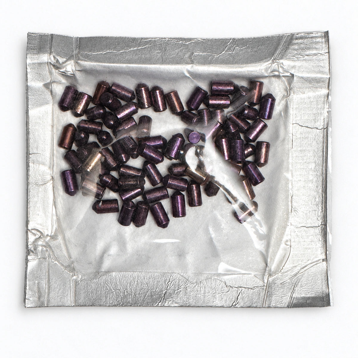 Lab Pins - 75ct - Lock Cylinder Pins - Bottom Pin - .220 Purple — lighting-retouched pin-side photo; original photographs retained in gallery