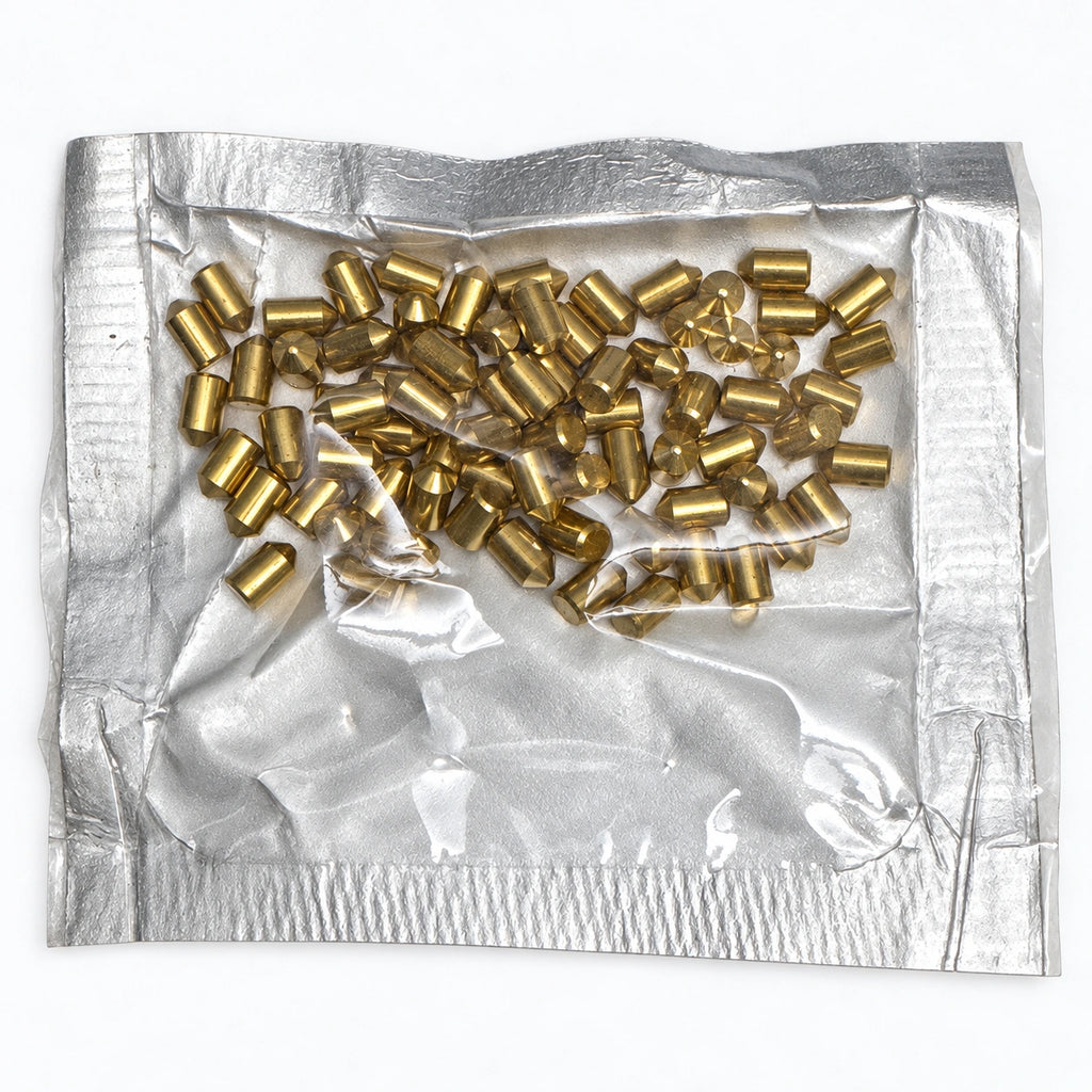 Lab Pins - 75ct - Lock Cylinder Pins - Bottom Pin - .190 Gold — lighting-retouched pin-side photo; original photographs retained in gallery
