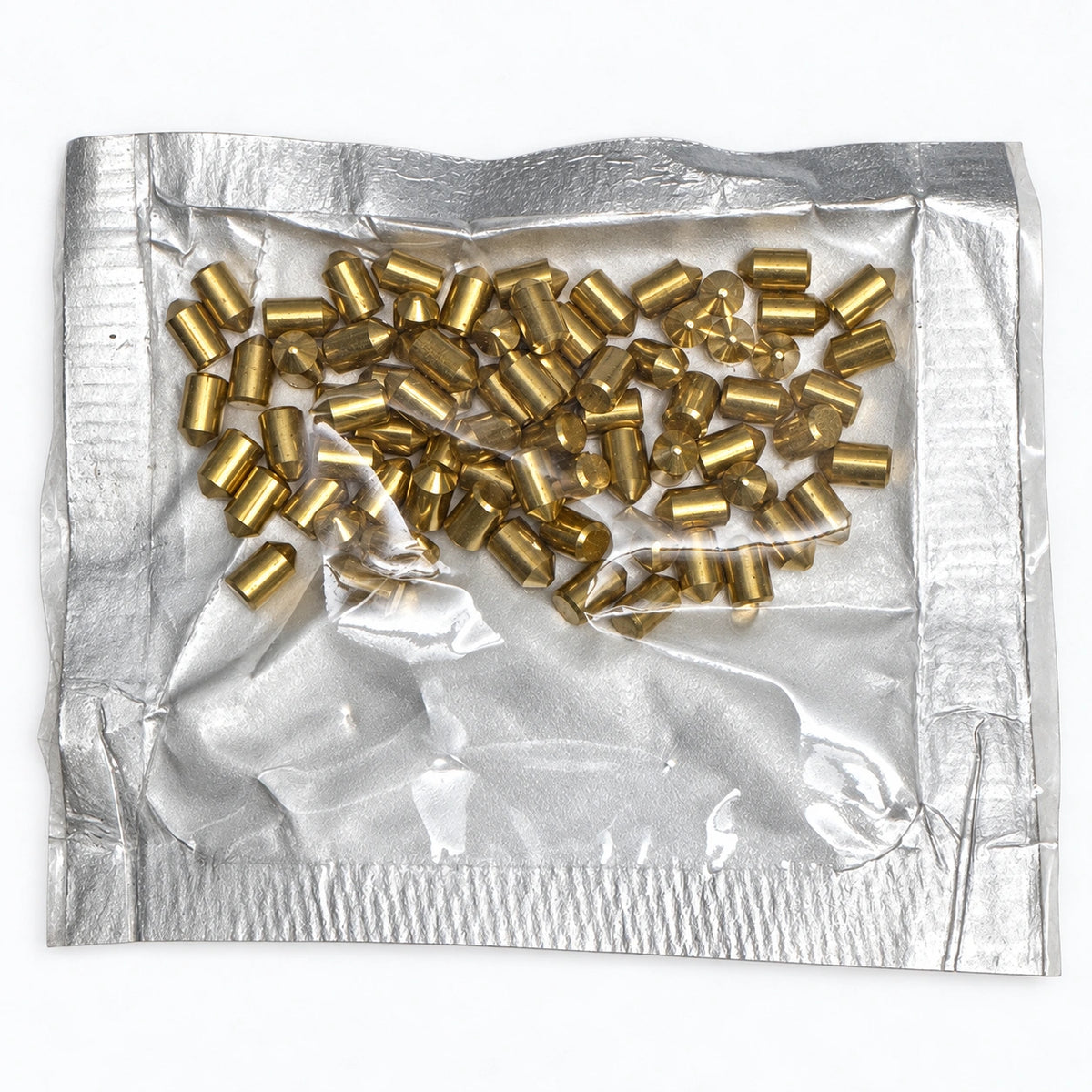 Lab Pins - 75ct - Lock Cylinder Pins - Bottom Pin - .190 Gold — lighting-retouched pin-side photo; original photographs retained in gallery