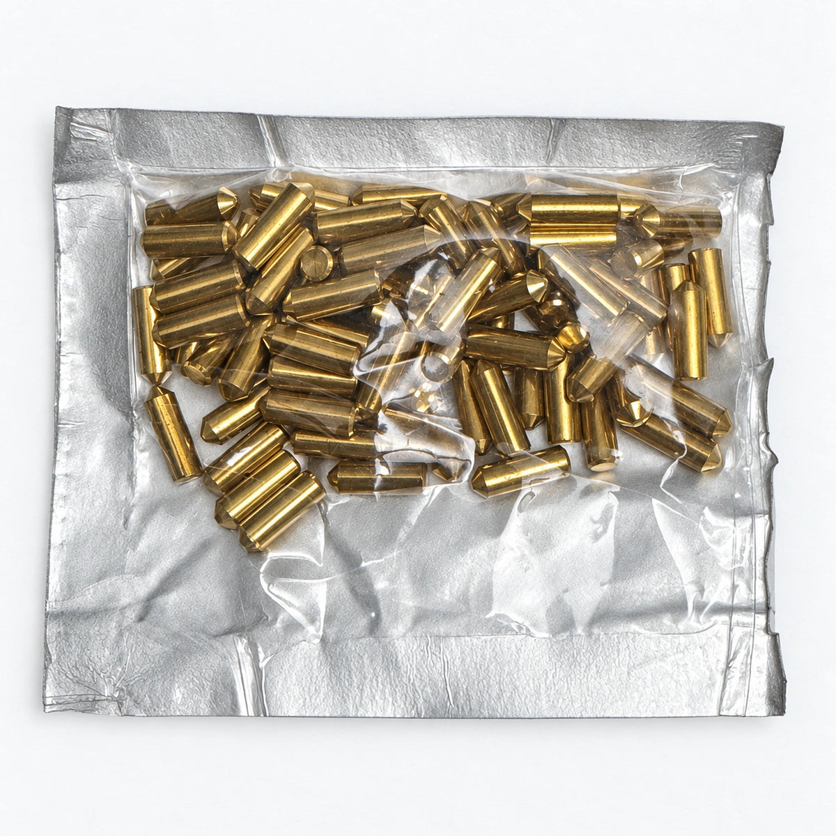 Lab Pins - 75ct - Lock Cylinder Pins - Bottom Pin - .340 Gold — lighting-retouched pin-side photo; original photographs retained in gallery