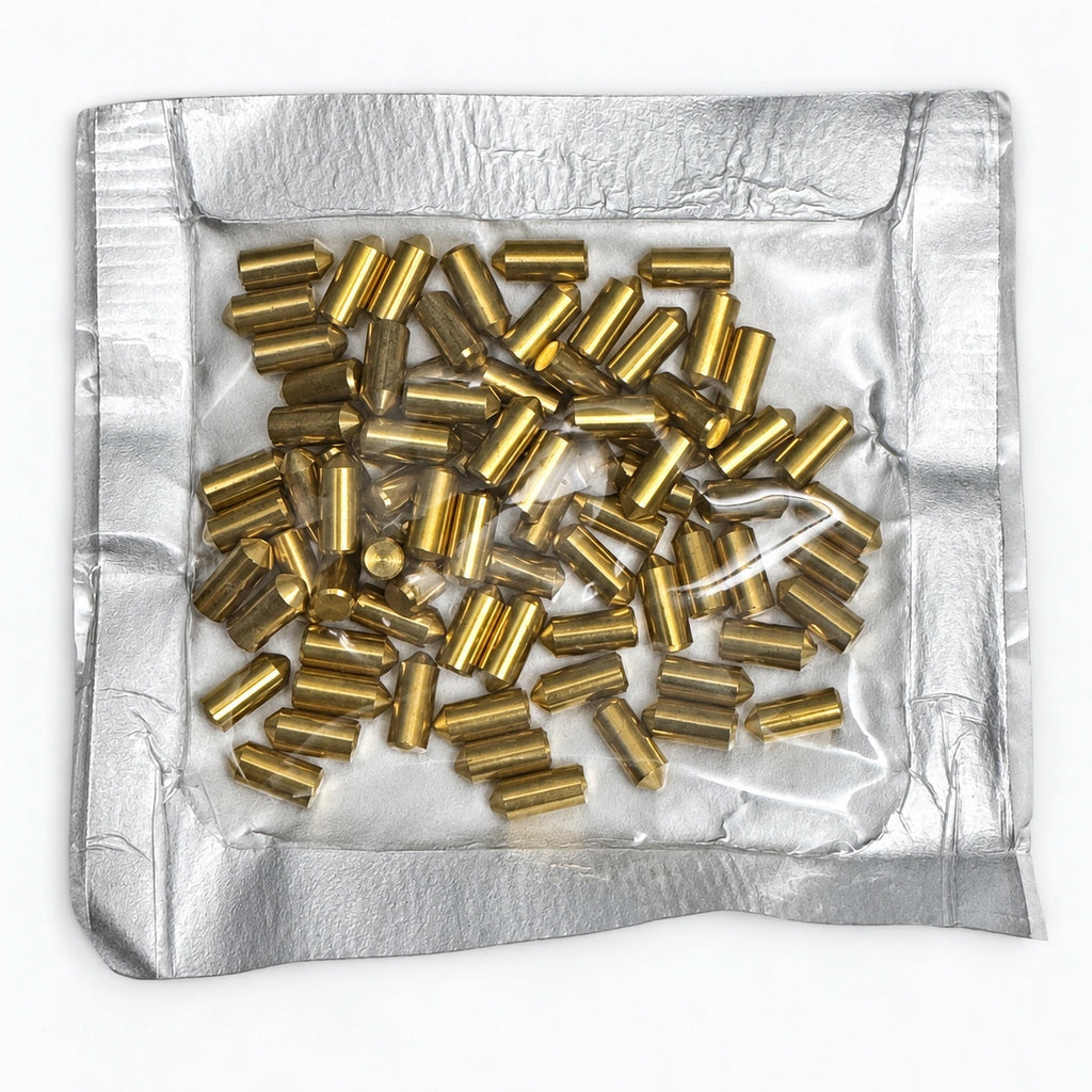 Lab Pins - 75ct - Lock Cylinder Pins - Bottom Pin - .265 Gold — lighting-retouched pin-side photo; original photographs retained in gallery