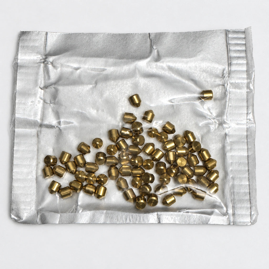 Lab Pins - 75ct - Lock Cylinder Pins - Bottom Pin - .140 Gold — lighting-retouched pin-side photo; original photographs retained in gallery