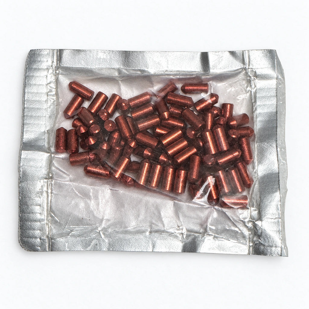 Lab Pins - 75ct - Lock Cylinder Pins - Bottom Pin - .260 Red — lighting-retouched pin-side photo; original photographs retained in gallery