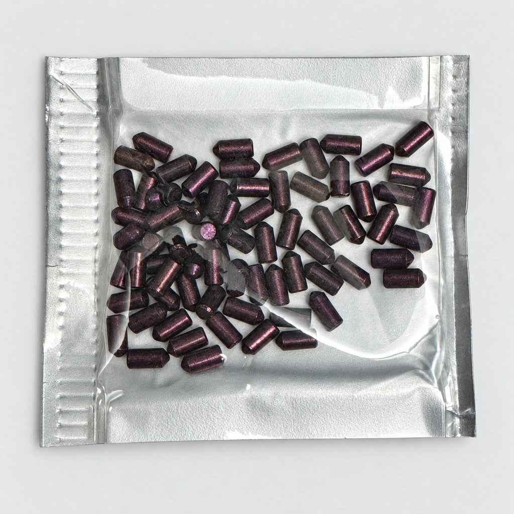 Lab Pins - 75ct - Lock Cylinder Pins - Bottom Pin - .245 Purple — lighting-retouched pin-side photo; original photographs retained in gallery