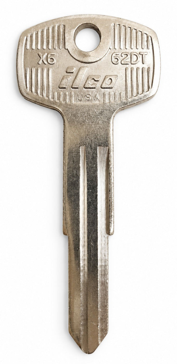 Ilco - X6 - 62DT - Key Blank - For Nissan — lighting-cleaned gallery photo 2; original retained