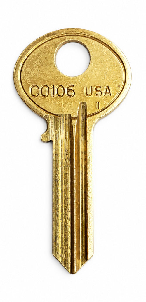 CO106 - Key Blank - USA — lighting-cleaned gallery photo 2; original retained