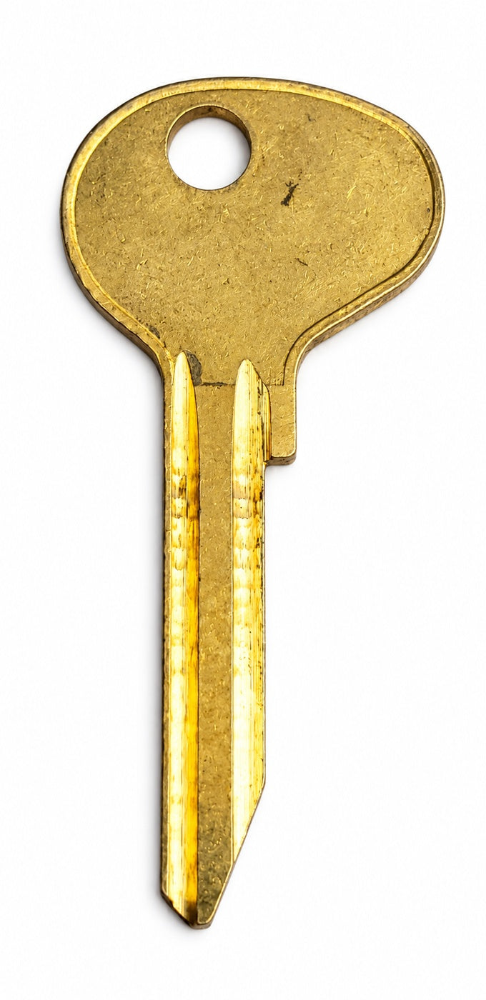 Curtis - DA20 - Key Blank - Vintage — lighting-cleaned gallery photo 3; original retained
