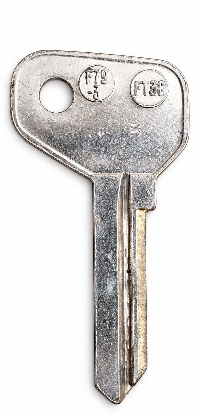 DL - SF6 - F79-3 - FT38 - FIAT - Key Blank — lighting-cleaned gallery photo 2; original retained