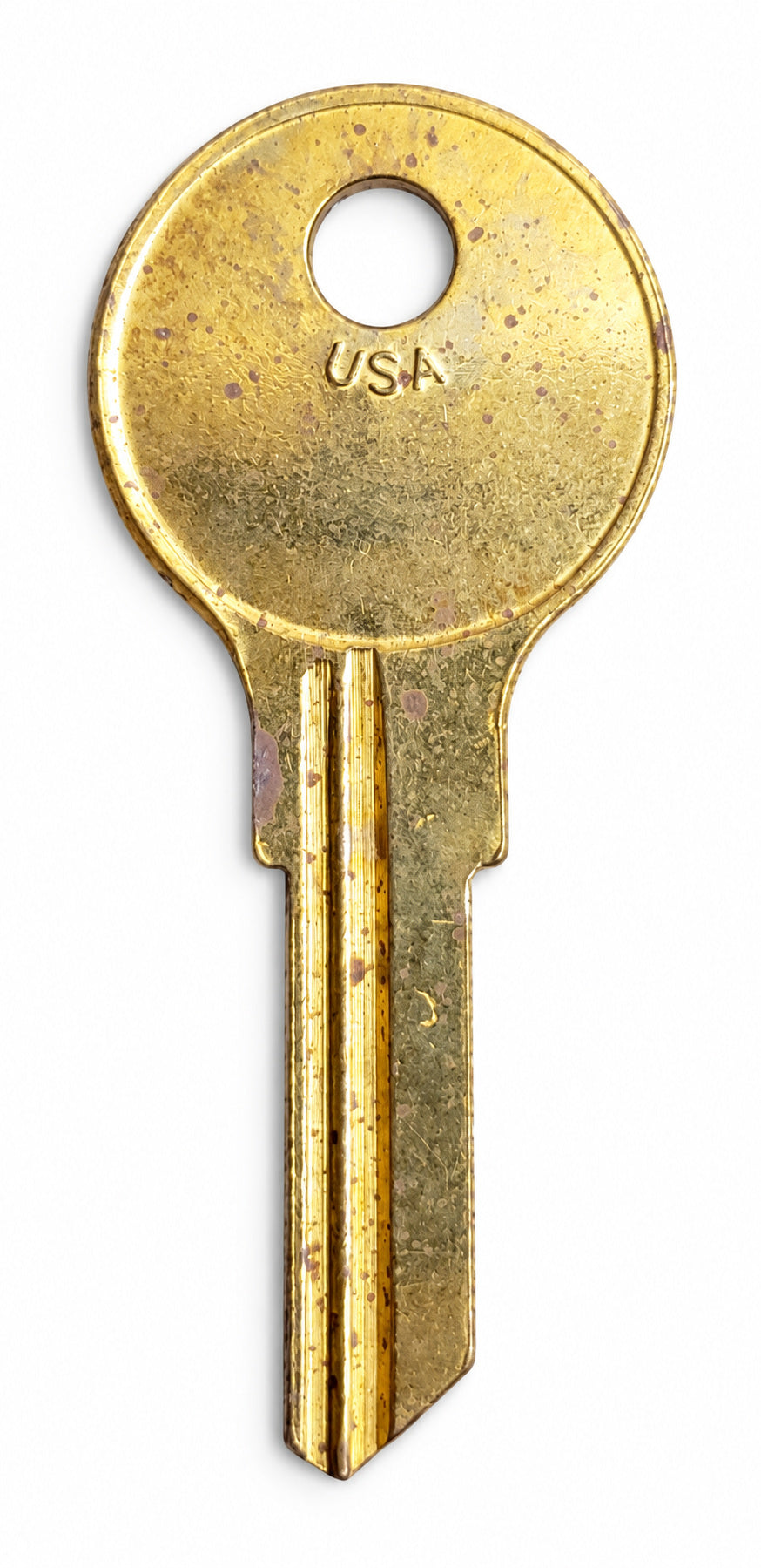LSDA - AP1 - 101AM - Key Blank Chicago K101 — lighting-cleaned gallery photo 2; original retained (source 47202073149683)