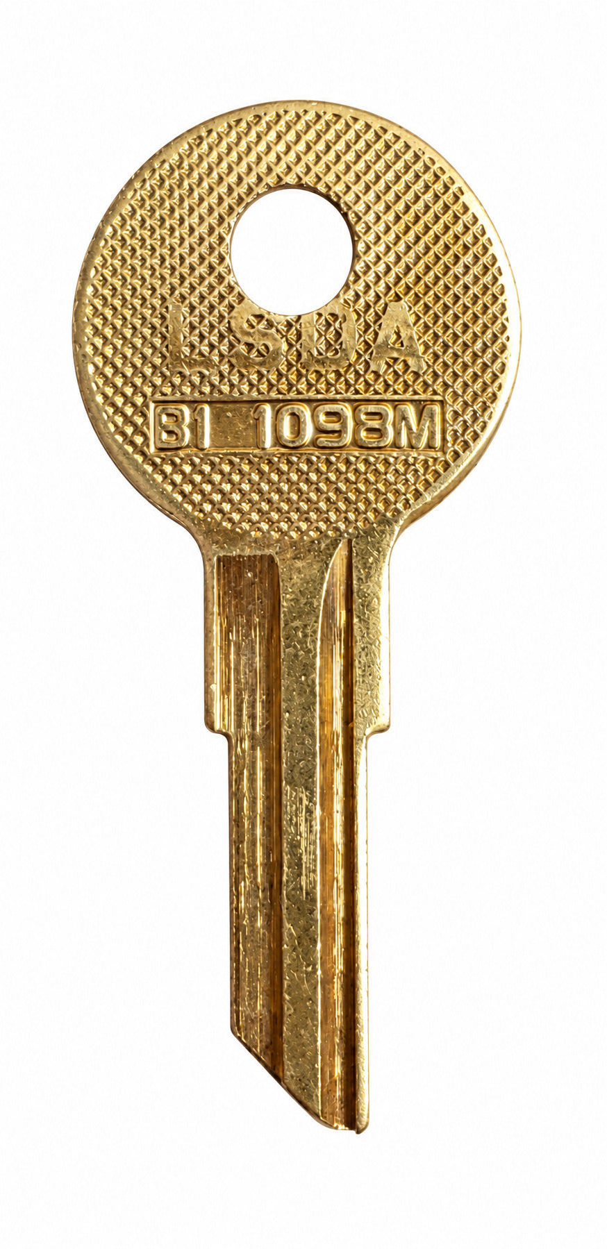 Freightliner Truck  - 1098M - B1 - Key Blank - Brass — lighting-cleaned gallery photo 2; original retained (source 47202073542899)