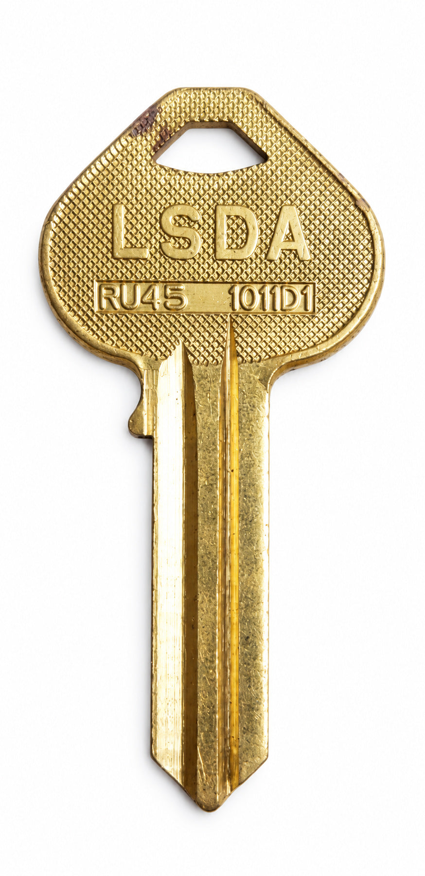 LSDA - Corbin Russwin - 5D1R - RU45 - 1011D1 - Key Blank — lighting-cleaned gallery photo 2; original retained (source 47202073772275)