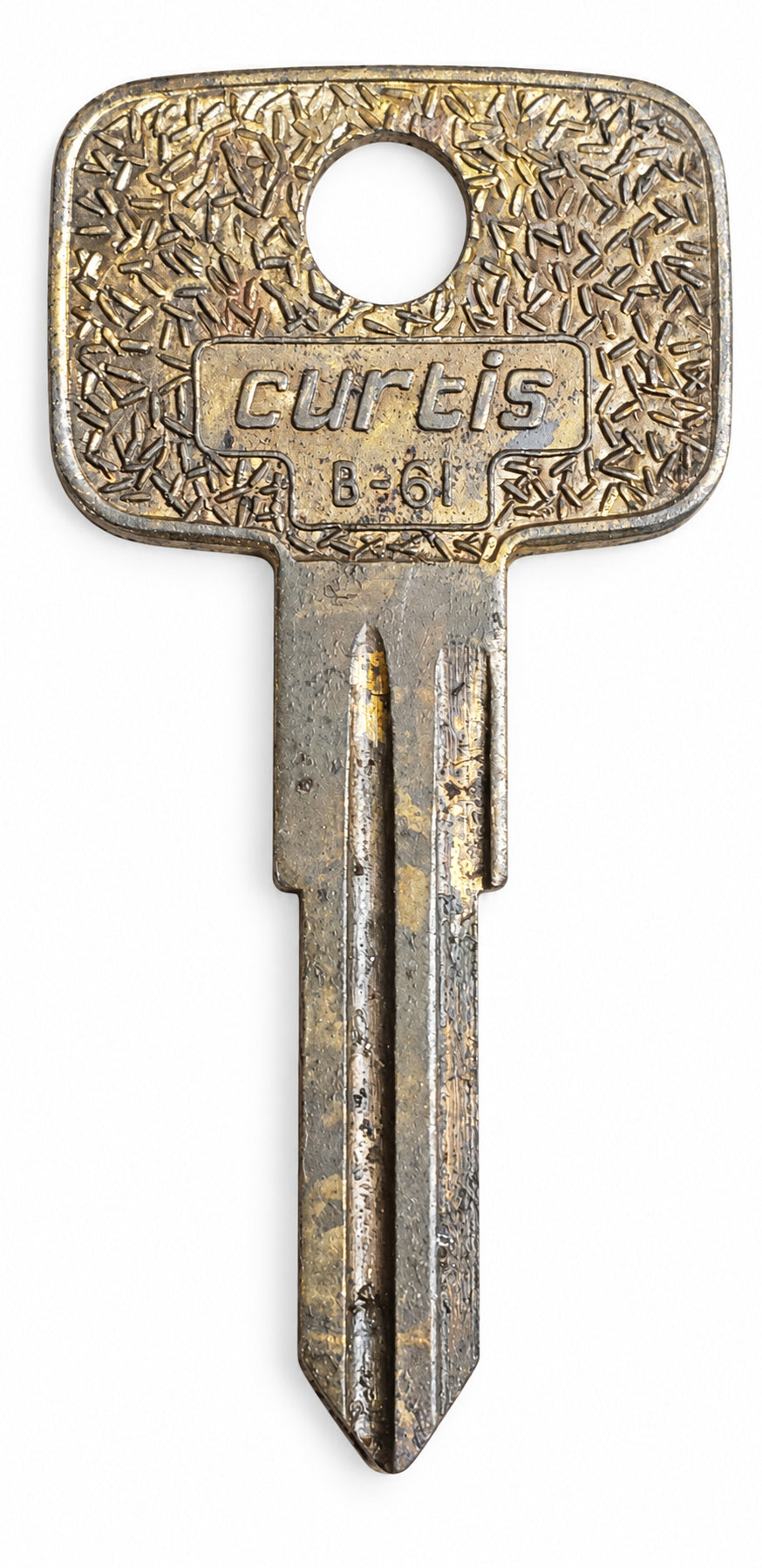 Curtis - B61 - Key Blank - Pontiac - LEMANS - Vintage — lighting-cleaned gallery photo 3; original retained (source 47202086945011)