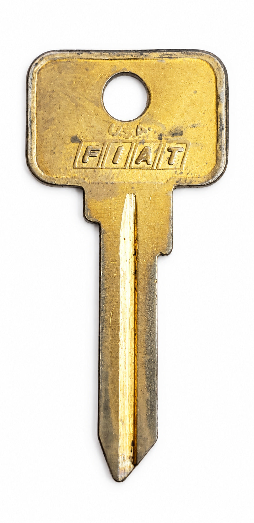 Curtis - FT-44 - Key Blank - Vintage - FIAT — lighting-cleaned gallery photo 2; original retained (source 47202088190195)