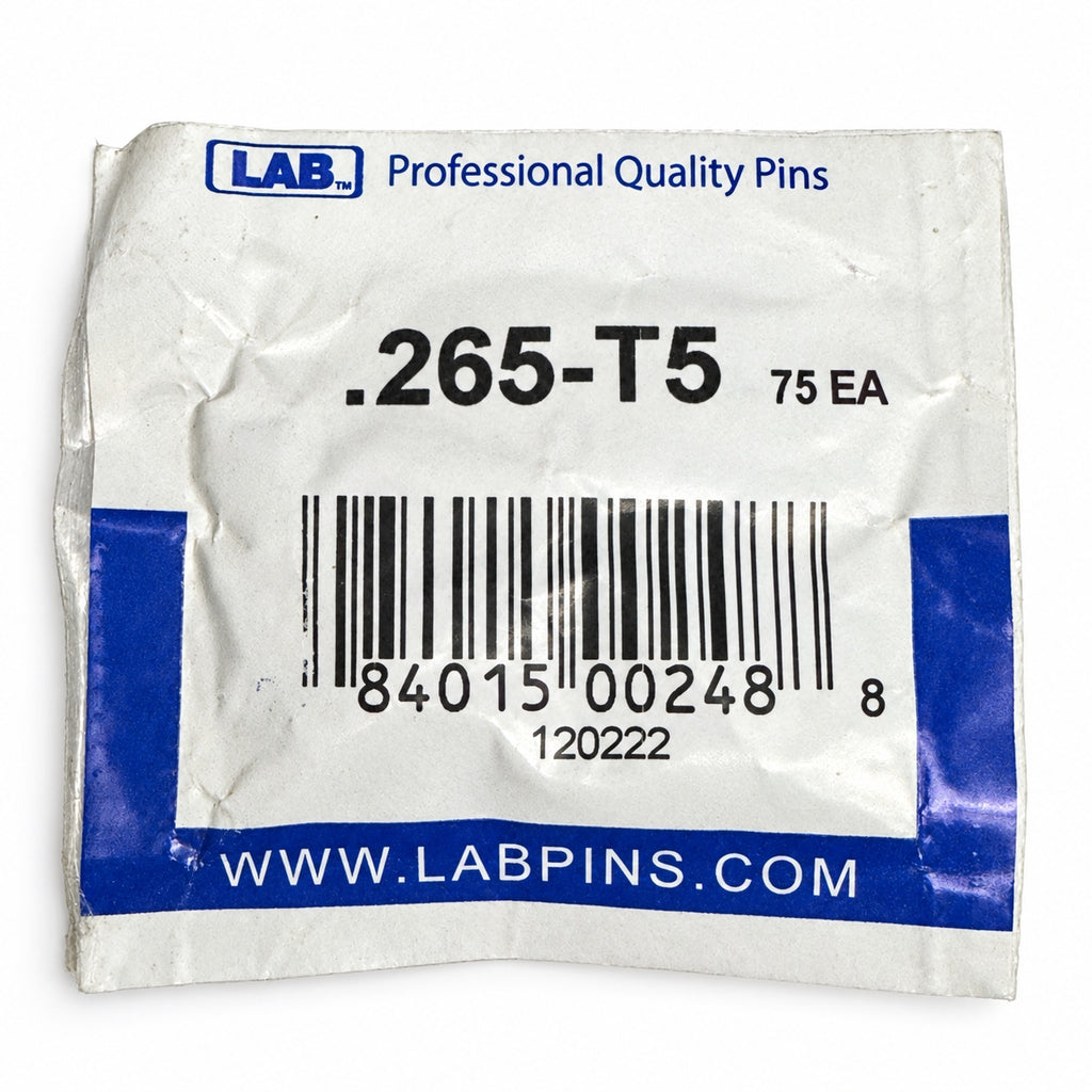 Lab Pins - 75ct - Lock Cylinder Pins - Master / Top Pin - .265 Grey — lighting-cleaned gallery photo 1; original retained