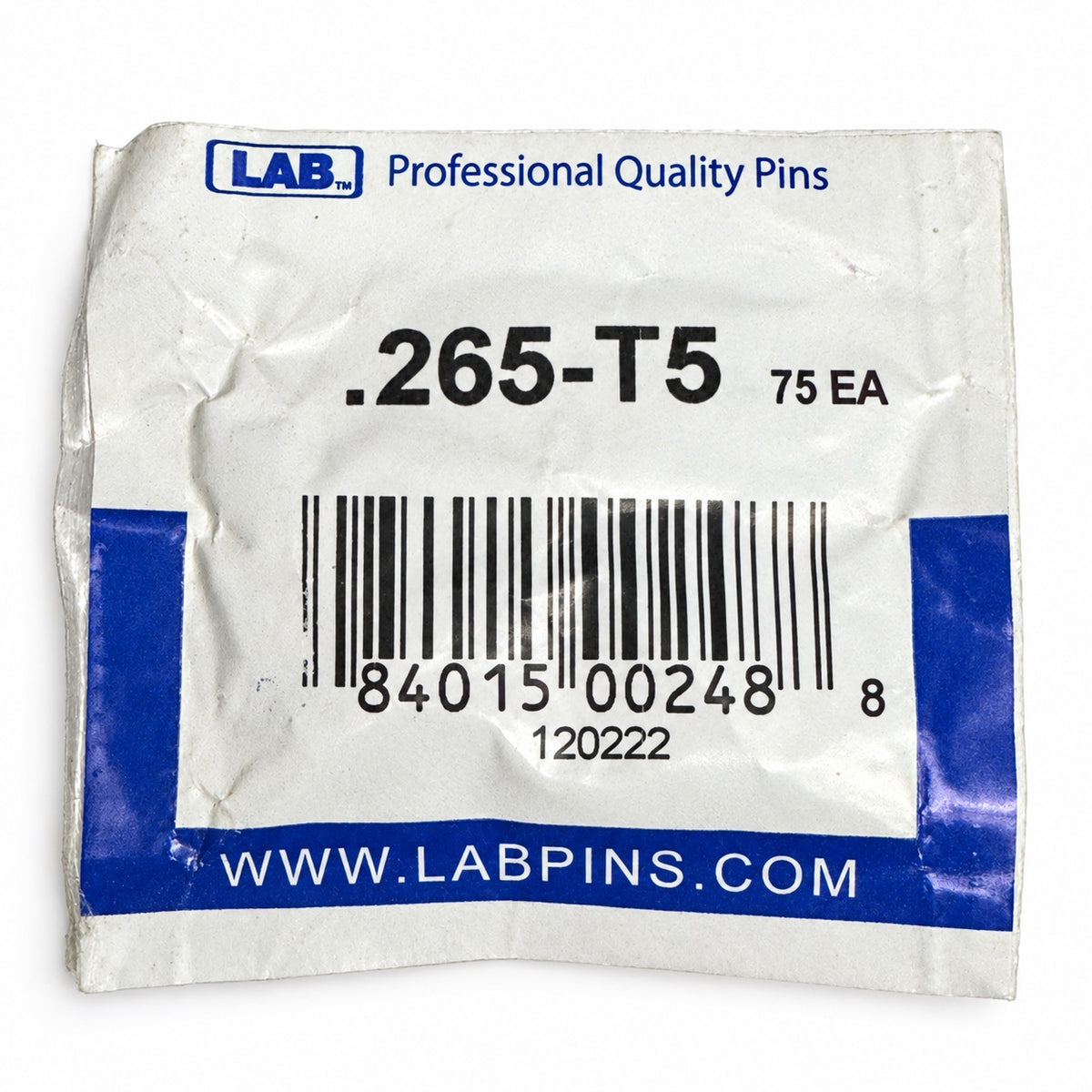 Lab Pins - 75ct - Lock Cylinder Pins - Master / Top Pin - .265 Grey — lighting-cleaned gallery photo 1; original retained