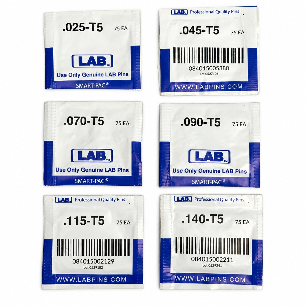 Lab Pin - 75ct ea - Lock Cylinder Pins - Kwickset - All Sizes of Master Pins Kit — lighting-cleaned gallery photo 1; original retained