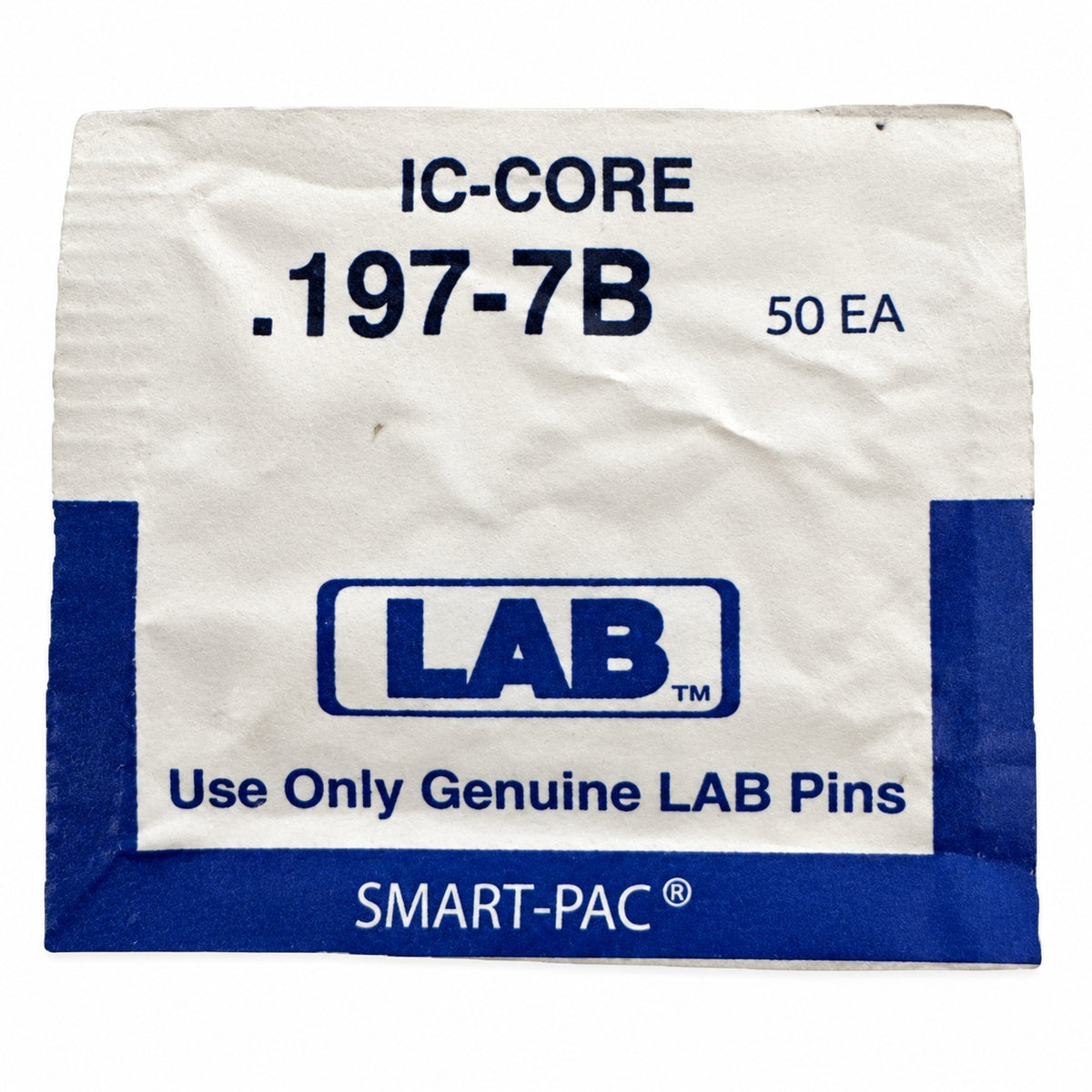 SFIC LAB IC Core - 7B -  .197 - Pins - BEST - FALCON - Bottom Pin - 50 Count — brightened original package front