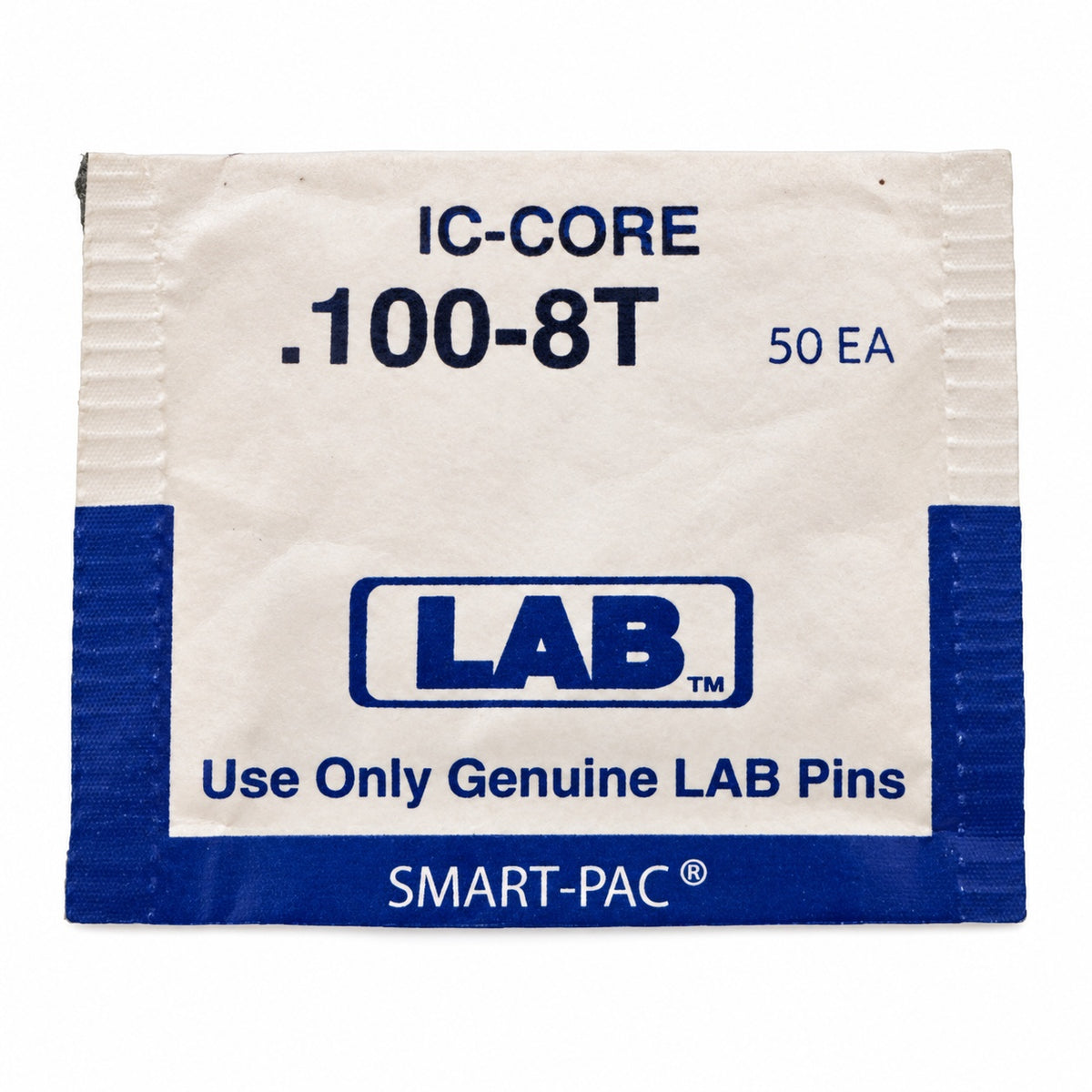 SFIC LAB IC Core - 8T -  .100 - Pins - BEST - FALCON - Top Pin - 50 Count — brightened original package front
