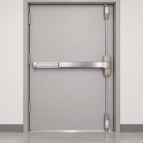 design-hardware-1000v — illustrative application view, representative finish; surrounding door and hardware not included
