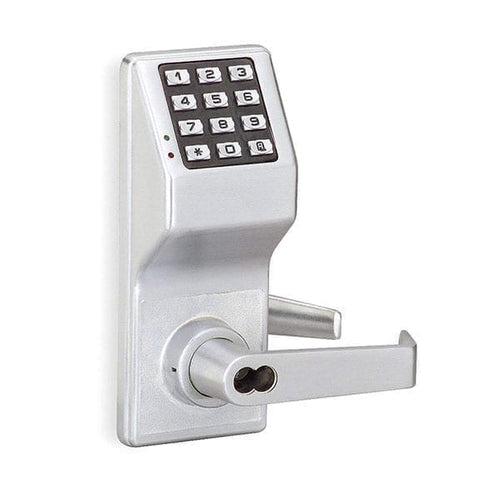 Alarm Lock Trilogy DL2700 — Keypad Entry / Satin Chrome (26D / 626) / Schlage FSIC Prep — Core Not Included