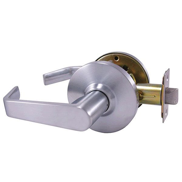 Design Hardware J Series — Grade 2 minimum — Passage / Satin Chrome (626) / Flat (F)