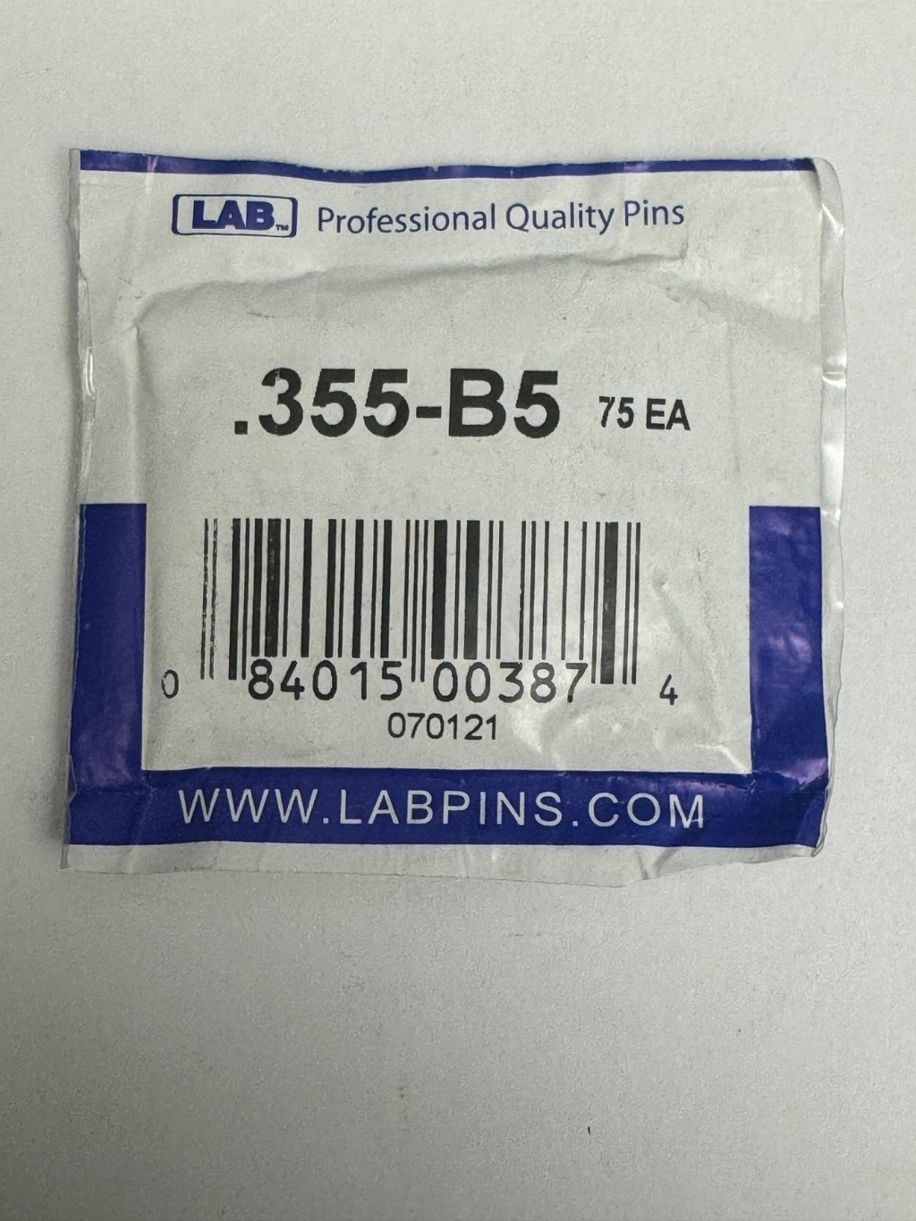 Lab Pins - 75ct - Lock Cylinder Pins - Bottom Pin - .355 Green — photo 1