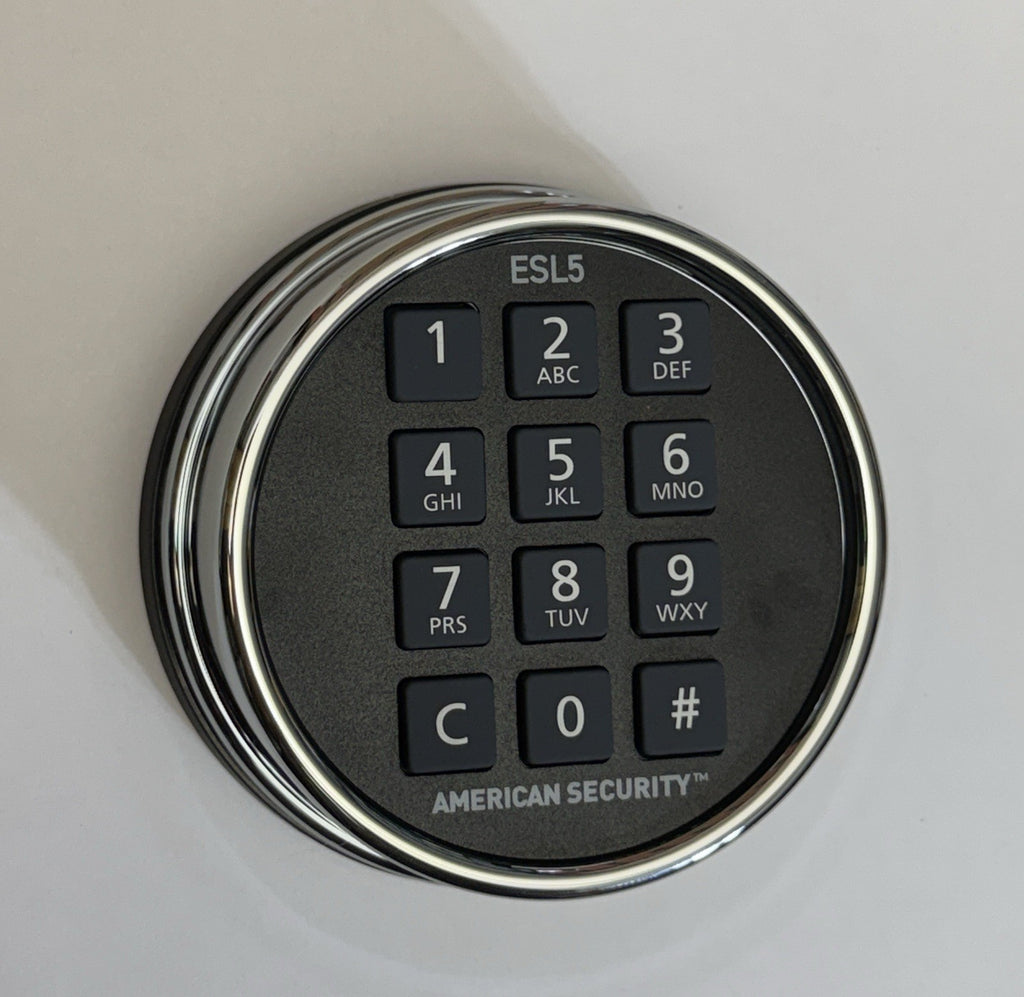 Amsec - ESL5 - Illuminated Electronic Pivot Safe Lock Kit (Dial & Lock) - Chrome — photo 2