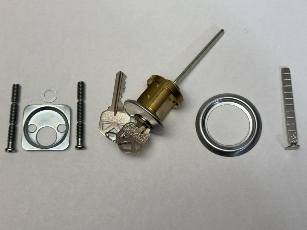 Rim Cylinder Lock - KW1  (KS) Kwickset Keyway - Satin Chrome 26D — photo 2